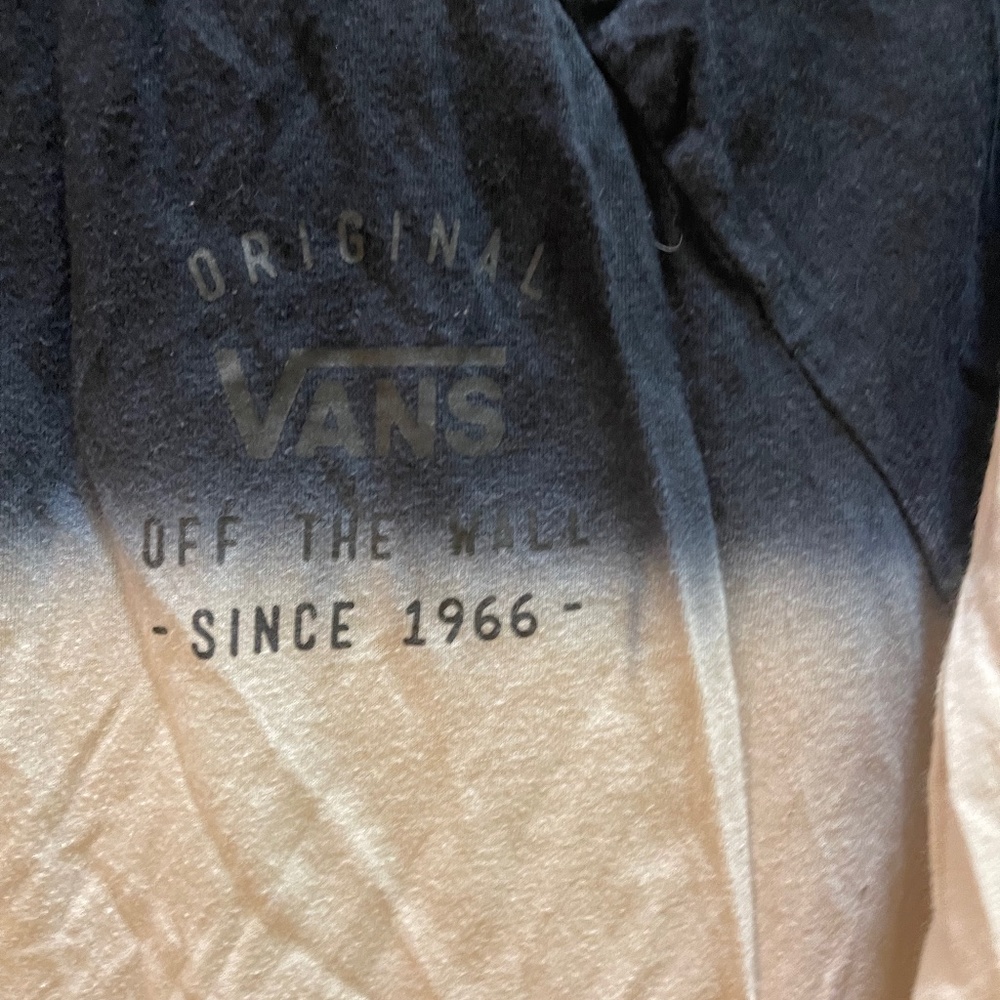 Vans tie dye shirt